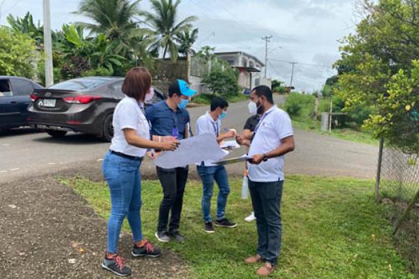 Moradores de Burunga son censados como parte del proceso 